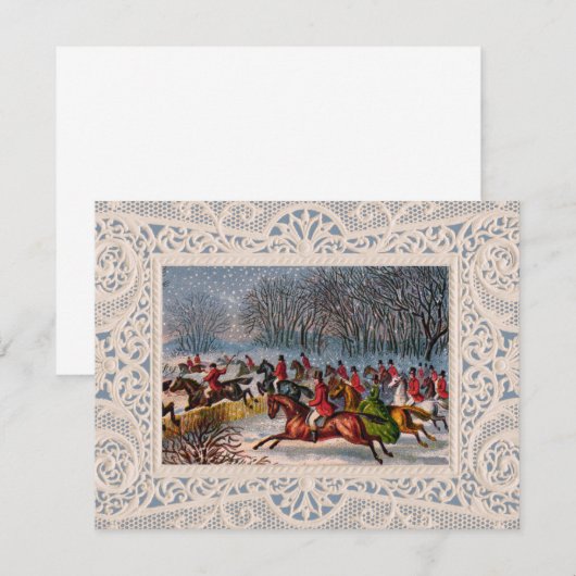 Tally-Ho Uitnodiging (Voorkant / Achterkant)