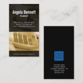 Tally Machine Boekhouding Oker Visitekaartje (Voorkant / Achterkant)