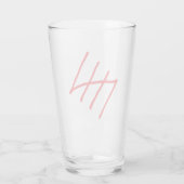 Tally Marks Vector Clipart Tumbler (Achterkant)