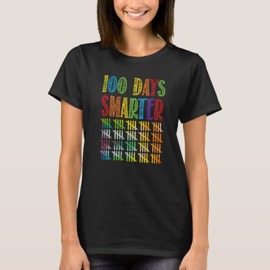 Tally tekent 100 dagen school 100 dagen slimmer t-shirt (Voorkant)