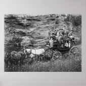 TALLYHO COACH PARTIJ c. 1889 Poster (Voorkant)