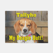 Tallyho mijn beagle Butt! Grumpy Beagle Deurmat (Voorkant)