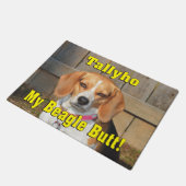Tallyho mijn beagle Butt! Grumpy Beagle Deurmat (Schuin)
