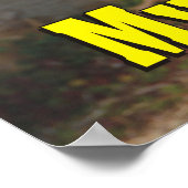 Tallyho mijn beagle Butt! Grumpy Beagle Poster (Hoek)