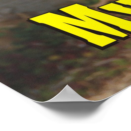 Tallyho mijn beagle Butt! Grumpy Beagle Poster (Hoek)