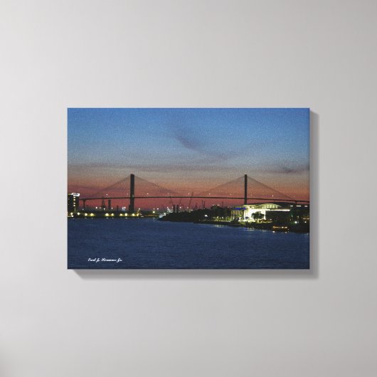 Talmadge Bridge canvas print (Voorkant)