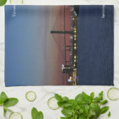 Talmadge Bridge keukenhanddoek (Gevouwen)