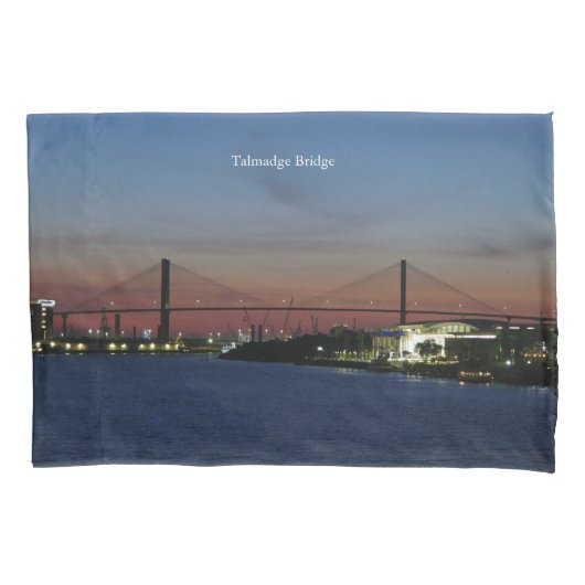 Talmadge Bridge-kussensloop Kussensloop (Voorkant)
