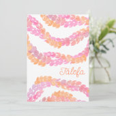 Talofa Bedankkaart (Staand voorkant)