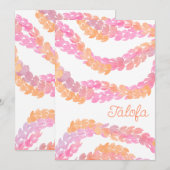 Talofa Bedankkaart (Voorkant / Achterkant)