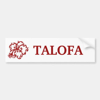 TALOFA BUMPERSTICKER