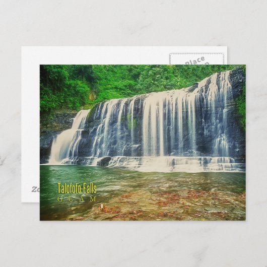 Talofo-Herfsten, Guam Briefkaart (Voorkant / Achterkant)