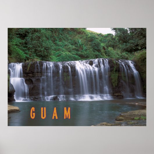 Talofofo falls Guam Poster (Voorkant)