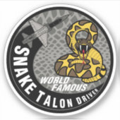 Talon Driver Patch Sticker (Voorkant)