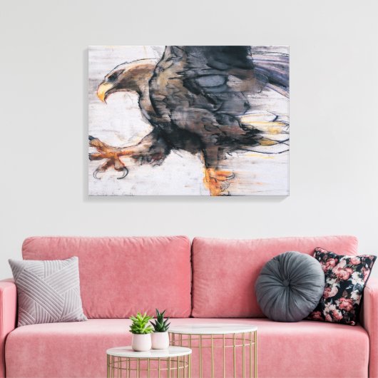 Talon - WitstaartZee Eagle 2001 Canvas Afdruk (Insitu (Woonkamer))