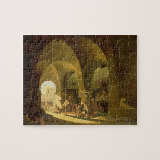 Talrijke figuren in een Noord-Afrikaanse Bazaar, 1 Legpuzzel (Horizontaal)