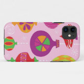 Talrijke kerstversiering, geïllustreerd in verschi Case-Mate iPhone case (Achterkant (horizontaal))