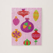 Talrijke kerstversiering, geïllustreerd in verschi legpuzzel (Verticaal)