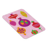 Talrijke kerstversiering, geïllustreerd in verschi magneet (Rechterzijde)