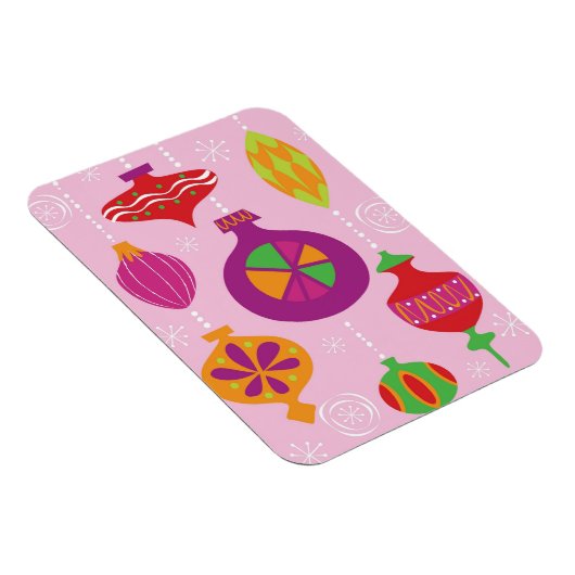 Talrijke kerstversiering, geïllustreerd in verschi magneet (Rechterzijde)