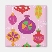 Talrijke kerstversiering, geïllustreerd in verschi magneet (Voorkant)