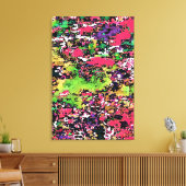 Talrijke kleuren - Gewikkeld Canvas / Abstract Mod Afdruk (Insitu (Woonkamer))