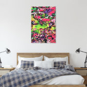 Talrijke kleuren - Gewikkeld Canvas / Abstract Mod Afdruk (Insitu (Slaapkamer))