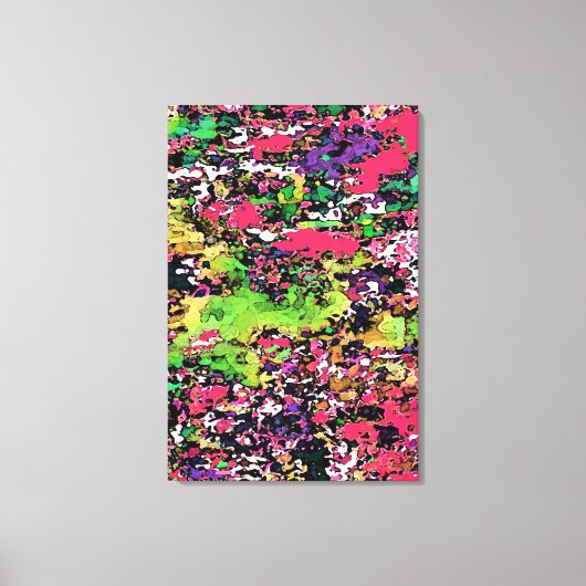 Talrijke kleuren - Gewikkeld Canvas / Abstract Mod Afdruk (Voorkant)