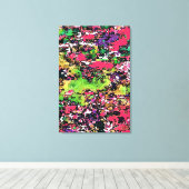 Talrijke kleuren - Gewikkeld Canvas / Abstract Mod Afdruk (Insitu (Houten vloer))