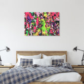 Talrijke kleuren - Gewikkeld Canvas / Abstract Mod Afdruk (Insitu (Slaapkamer))