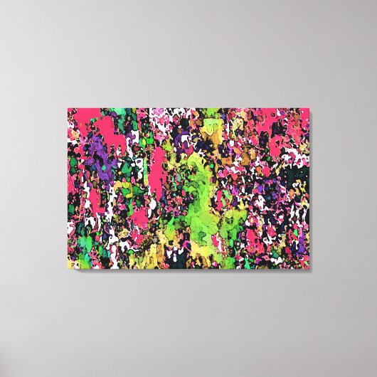 Talrijke kleuren - Gewikkeld Canvas / Abstract Mod Afdruk (Voorkant)