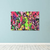 Talrijke kleuren - Gewikkeld Canvas / Abstract Mod Afdruk (Insitu (Houten vloer))