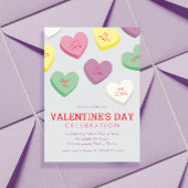 Talrijke Snoep Heart Valentine Day Uitnodiging