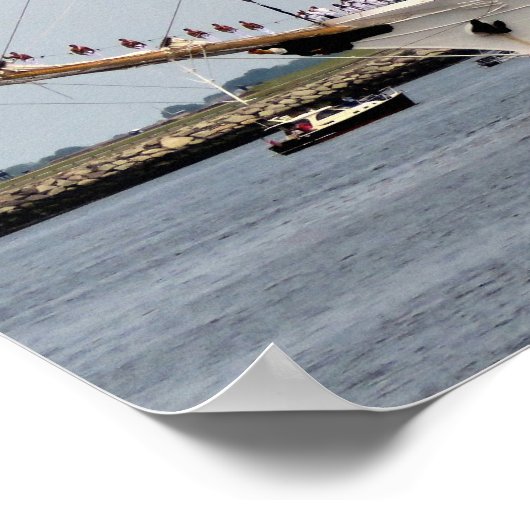 Talschip Esmeralda Poster (Hoek)