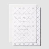 Talula Elegant Wedding Vellum Uitnodigingen (Offset (Uitnodiging))