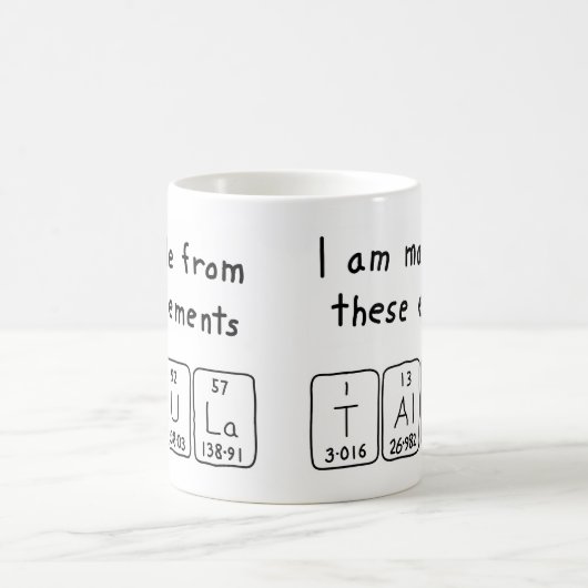 Talula periodieke lijstnaam mok (Center)