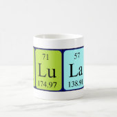 Talulah periodieke lijstnaam mok (Center)