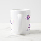 Talulla douanenaam roze grote koffiekop (Achterkant)