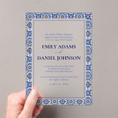 Talvera Fiesta Spaanse Mexicaanse bestemming bruil Acryl Uitnodigingen (Insitu (Draagbaar))