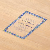 Talvera Fiesta Spaanse Mexicaanse bestemming bruil Acryl Uitnodigingen (Laagn)