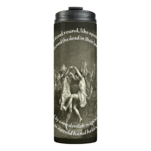 Tam O Shanter Burns Night Citaat in Grijs Thermosbeker