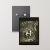 Tam O Shanter Burns Night Quote In Grey Button (Voorkant / Achterkant)