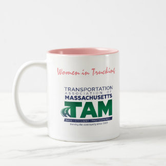 TAM Women in Trucking Two-Tone COFFEE MUG Tweekleurige Koffiemok
