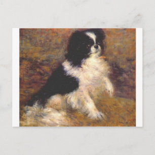 Tama de japanse hond van Pierre-Auguste Renoir Briefkaart
