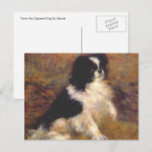 Tama de Japanse hond van Renoir Briefkaart (Voorkant / Achterkant)