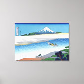 Tama River in de provincie Musashi Canvas Afdruk (Voorkant)