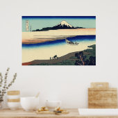 Tama River in de provincie Musashi Poster (Keuken)