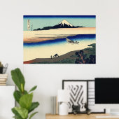 Tama River in de provincie Musashi Poster (Thuiskantoor)
