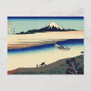 Tama rivier in de provincie Musashi (door Hokusai) Briefkaart