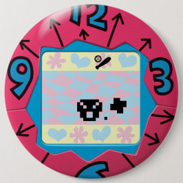 Tamagotchi badge. ronde button 6,0 cm